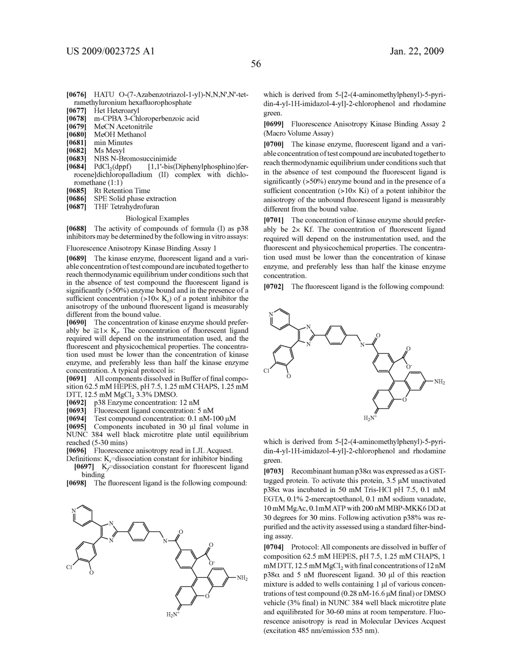 Fused Heteroaryl Derivatives for Use as P38 Kinase Inhibitors - diagram, schematic, and image 57