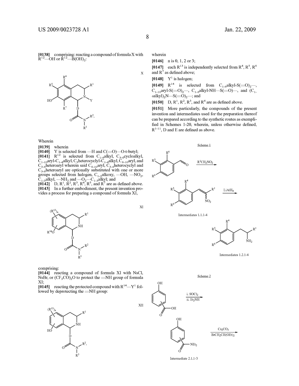 1,2,3,4-Tetrahydroisoquinoline Derivatives, Preparations Thereof and Uses Thereof - diagram, schematic, and image 09