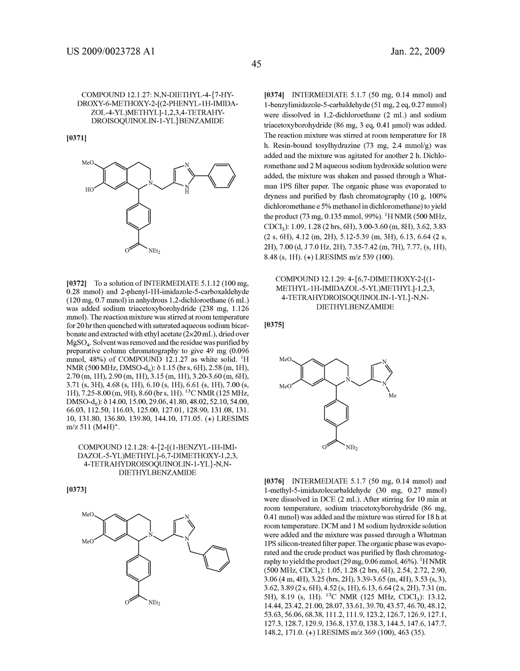 1,2,3,4-Tetrahydroisoquinoline Derivatives, Preparations Thereof and Uses Thereof - diagram, schematic, and image 46