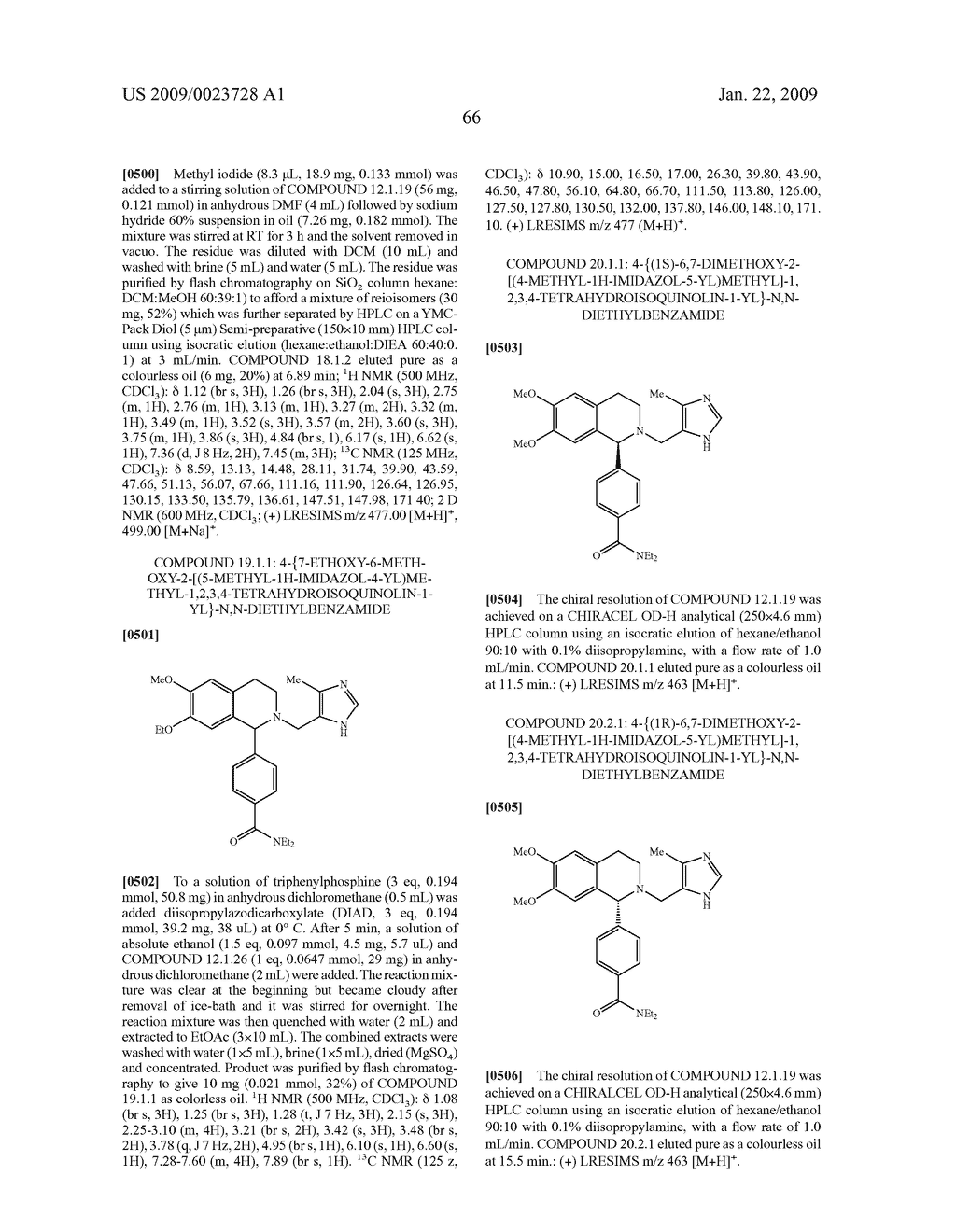 1,2,3,4-Tetrahydroisoquinoline Derivatives, Preparations Thereof and Uses Thereof - diagram, schematic, and image 67