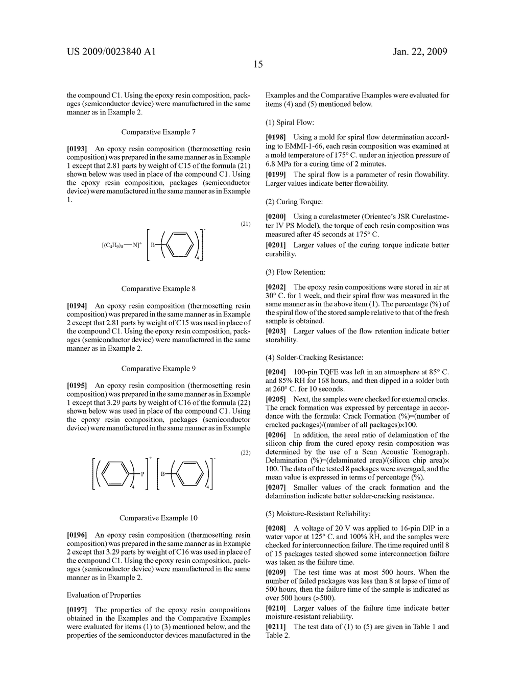 LATENT CATALYST FOR EPOXY RESIN, EPOXY RESIN COMPOSITION, AND SEMICONDUCTOR DEVICE - diagram, schematic, and image 16