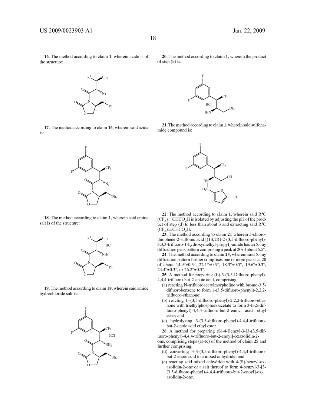 PROCESS FOR THE PREPARATION OF TRIFLUOROALKYL-PHENYL AND HETEROCYCLIC SULFONAMIDES - diagram, schematic, and image 20