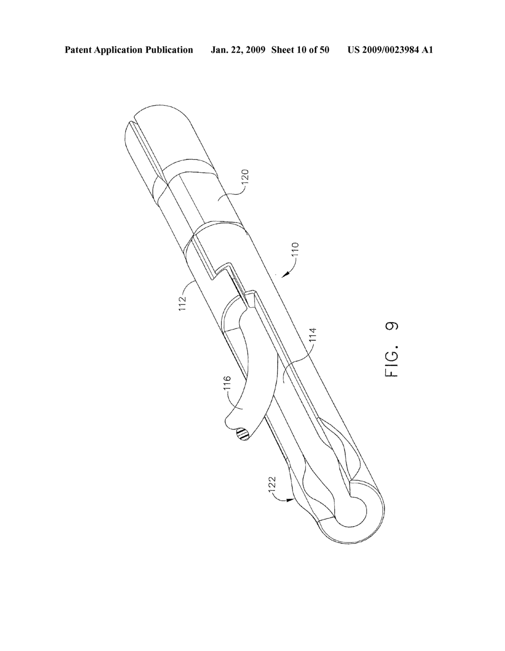 DEVICE FOR INSUFFLATING THE INTERIOR OF A GASTRIC CAVITY OF A PATIENT - diagram, schematic, and image 11