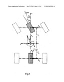 METHOD FOR DETERMINING THE CENTRE OF GRAVITY FOR AN AUTOMOTIVE VEHICLE diagram and image