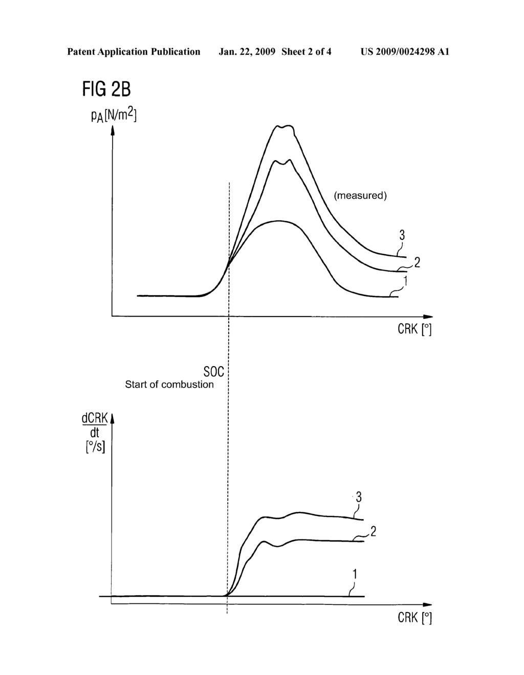 ENGINE CONTROL AND METHOD FOR DETERMINING THE PRESSURE IN A COMBUSTION CHAMBER OF AN INTERNAL COMBUSTION ENGINE - diagram, schematic, and image 03