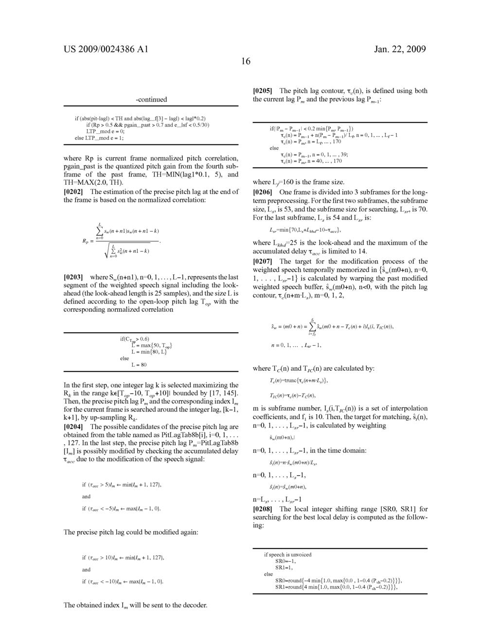 Multi-mode speech encoding system - diagram, schematic, and image 35