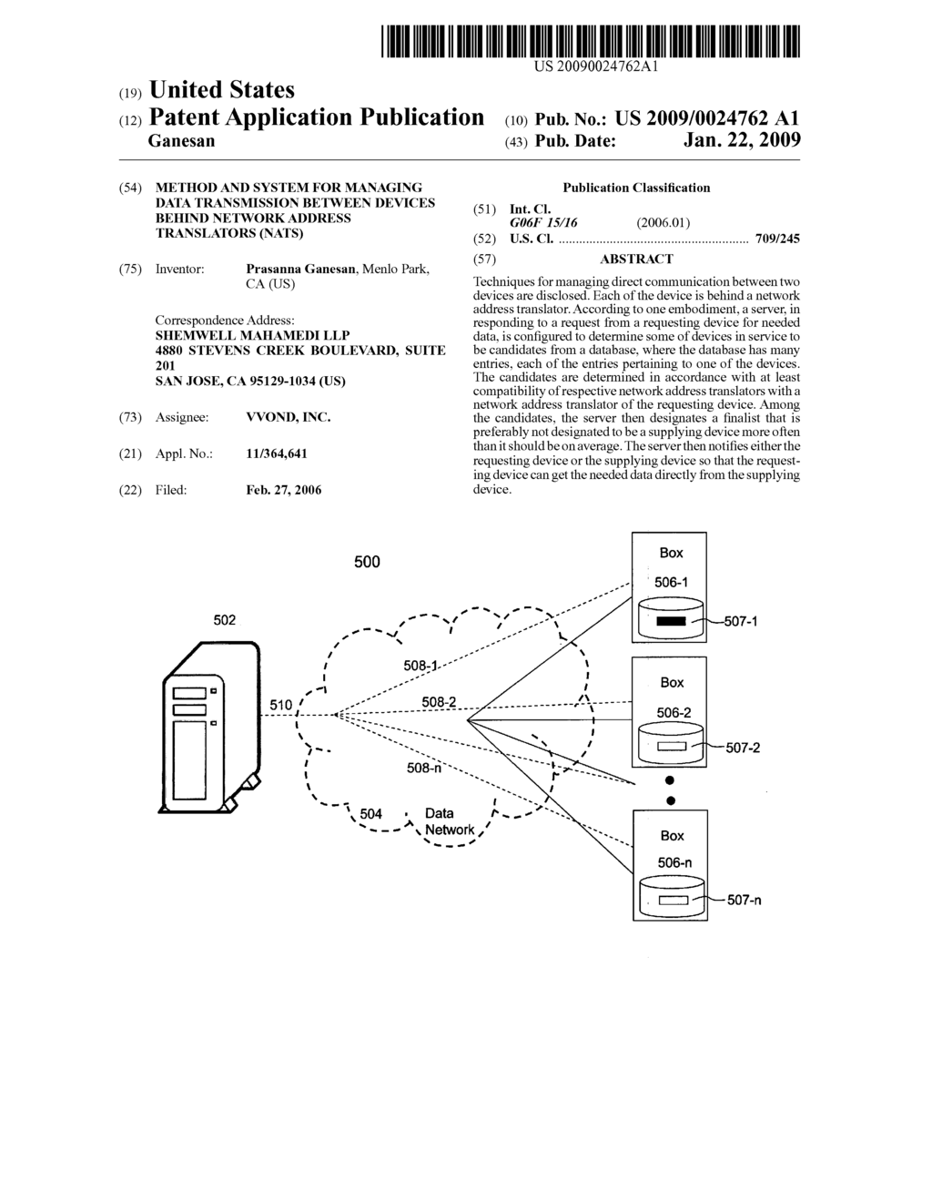 Method and system for managing data transmission between devices behind network address translators (NATs) - diagram, schematic, and image 01