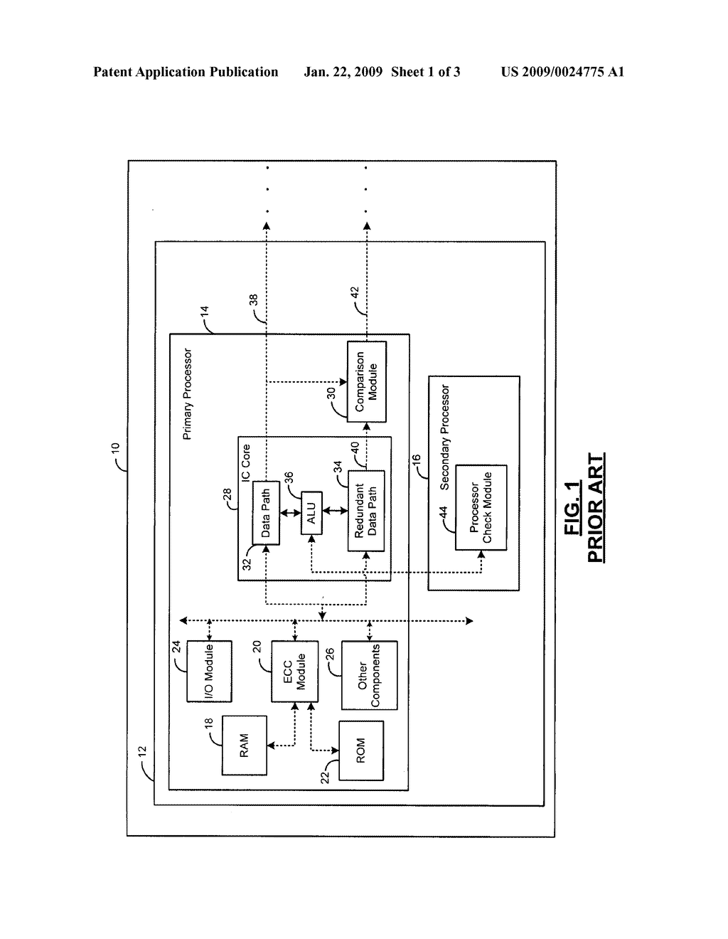 Dual core architecture of a control module of an engine - diagram, schematic, and image 02