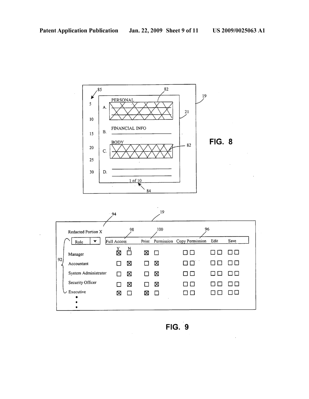 Role-based access control for redacted content - diagram, schematic, and image 10