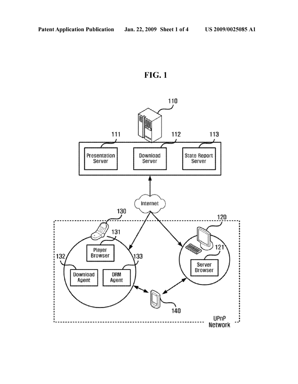 METHOD AND SYSTEM FOR DOWNLOADING DRM CONTENT - diagram, schematic, and image 02