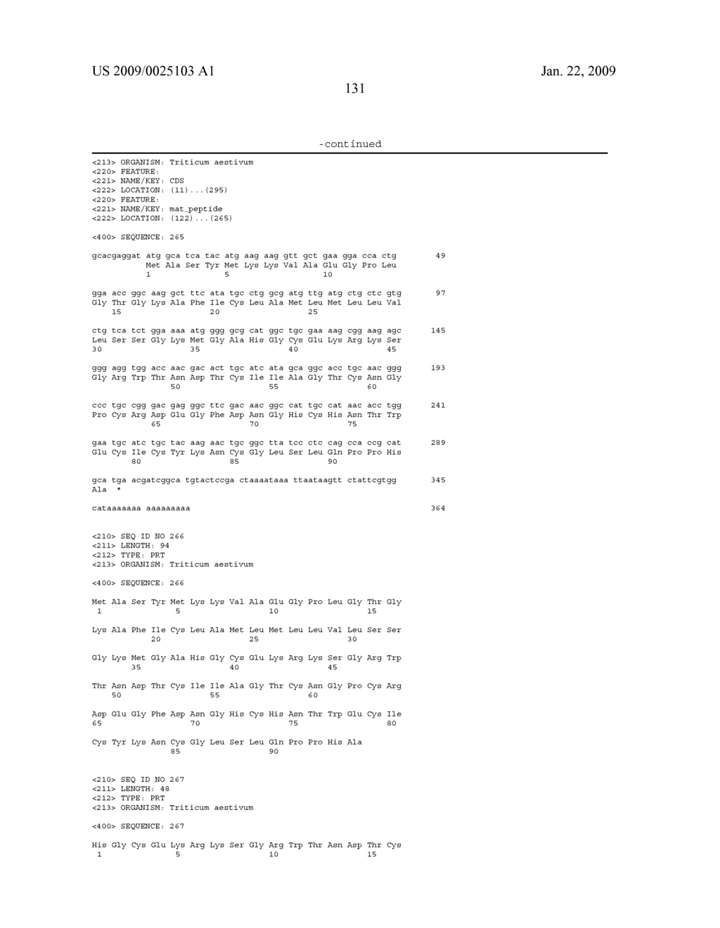 DEFENSIN POLYNUCLEOTIDES AND METHODS OF USE - diagram, schematic, and image 133