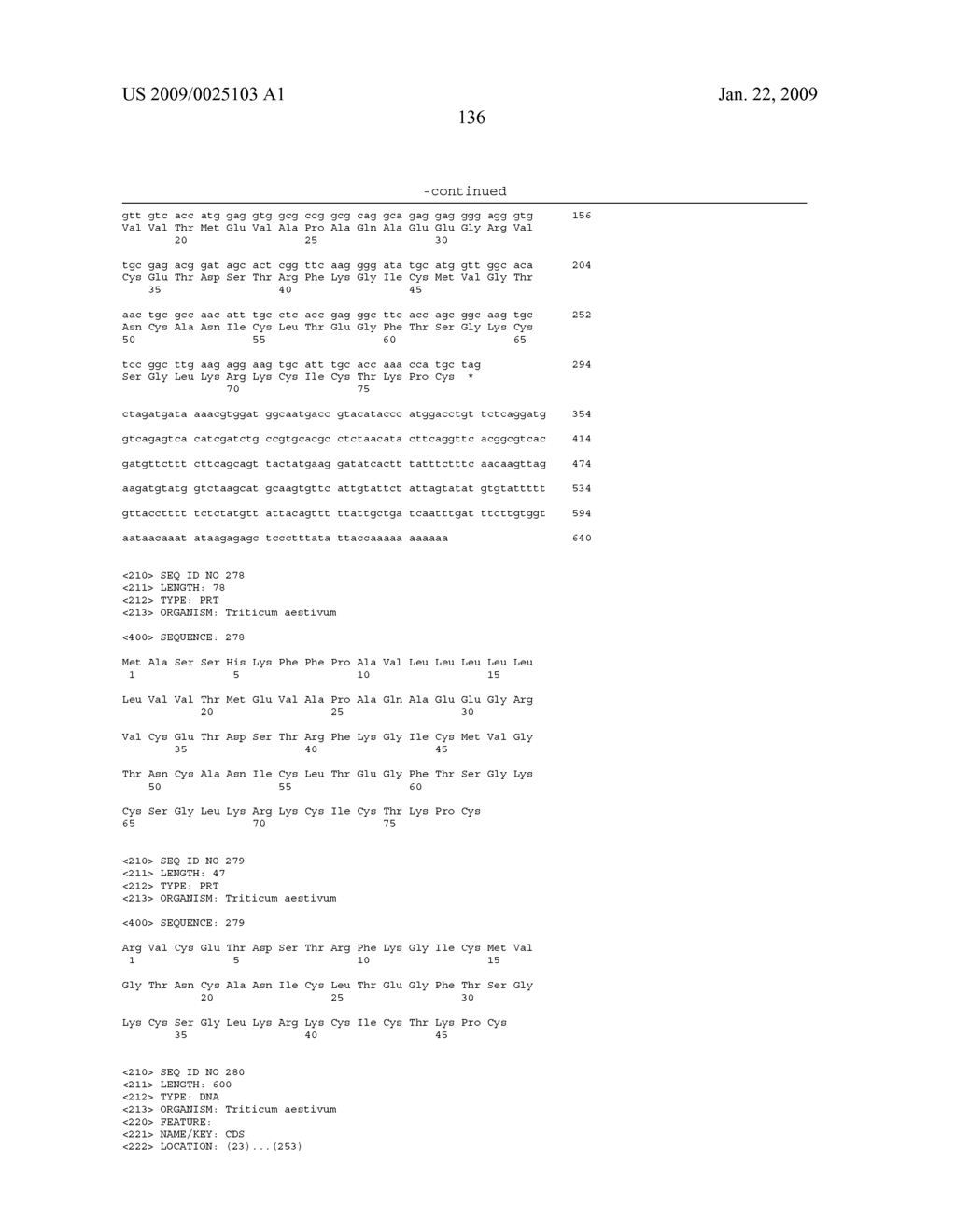 DEFENSIN POLYNUCLEOTIDES AND METHODS OF USE - diagram, schematic, and image 138