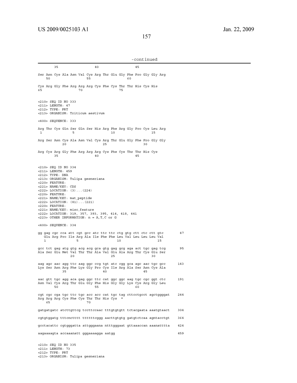 DEFENSIN POLYNUCLEOTIDES AND METHODS OF USE - diagram, schematic, and image 159