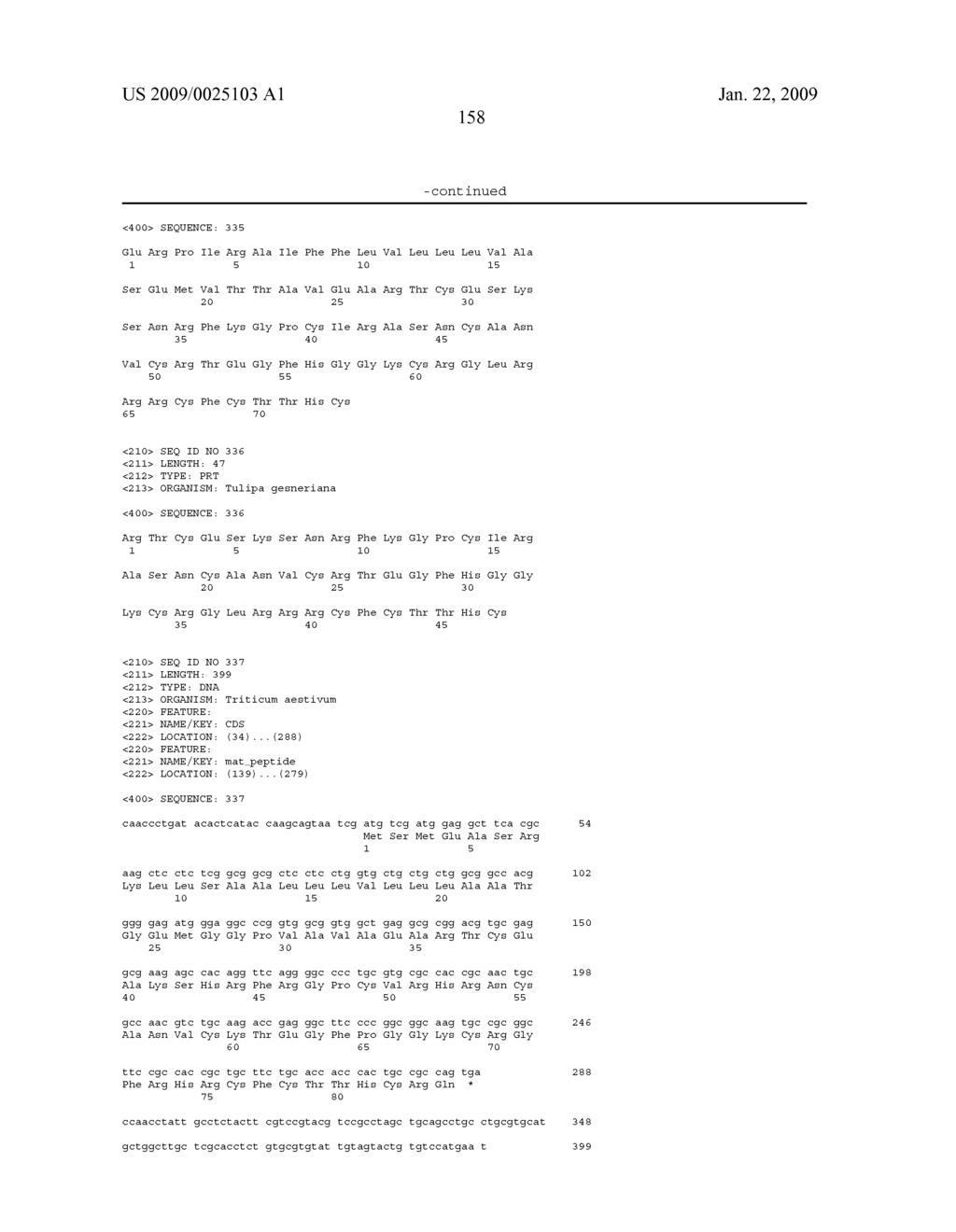 DEFENSIN POLYNUCLEOTIDES AND METHODS OF USE - diagram, schematic, and image 160