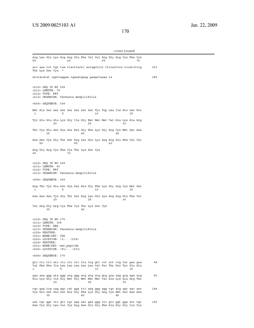 DEFENSIN POLYNUCLEOTIDES AND METHODS OF USE - diagram, schematic, and image 172