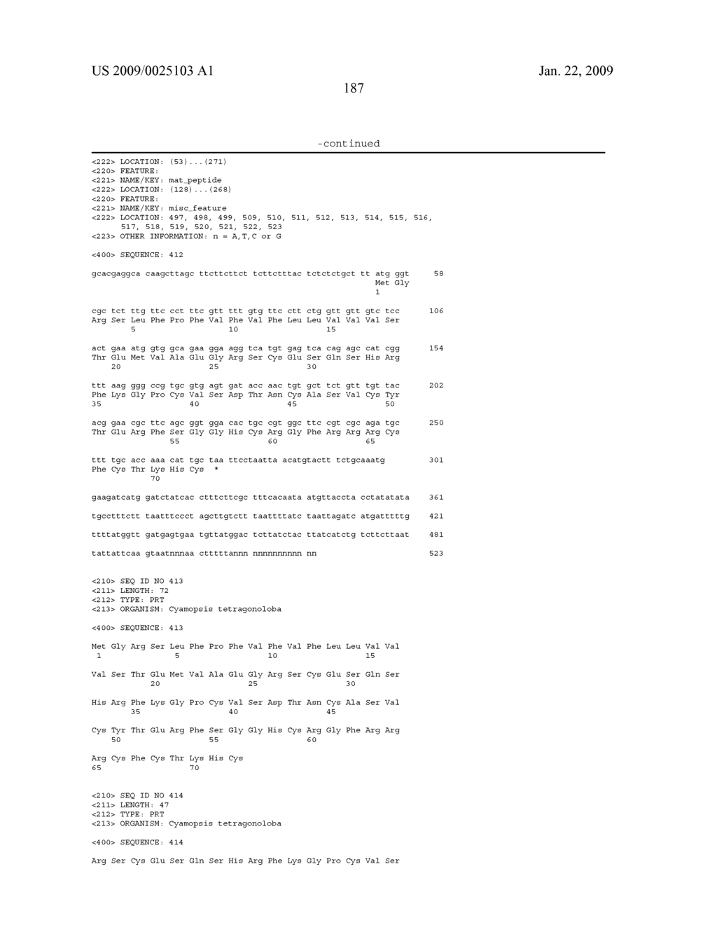 DEFENSIN POLYNUCLEOTIDES AND METHODS OF USE - diagram, schematic, and image 189