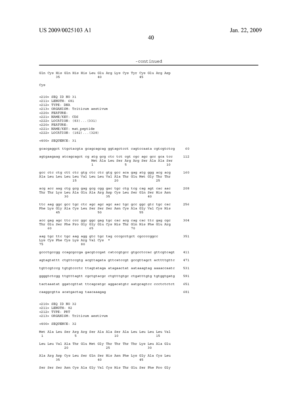 DEFENSIN POLYNUCLEOTIDES AND METHODS OF USE - diagram, schematic, and image 42