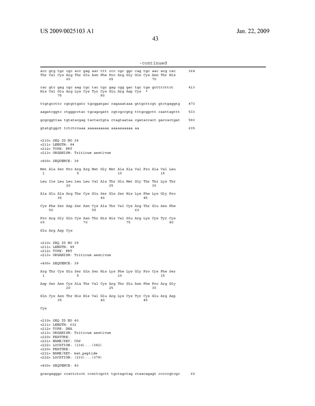 DEFENSIN POLYNUCLEOTIDES AND METHODS OF USE - diagram, schematic, and image 45