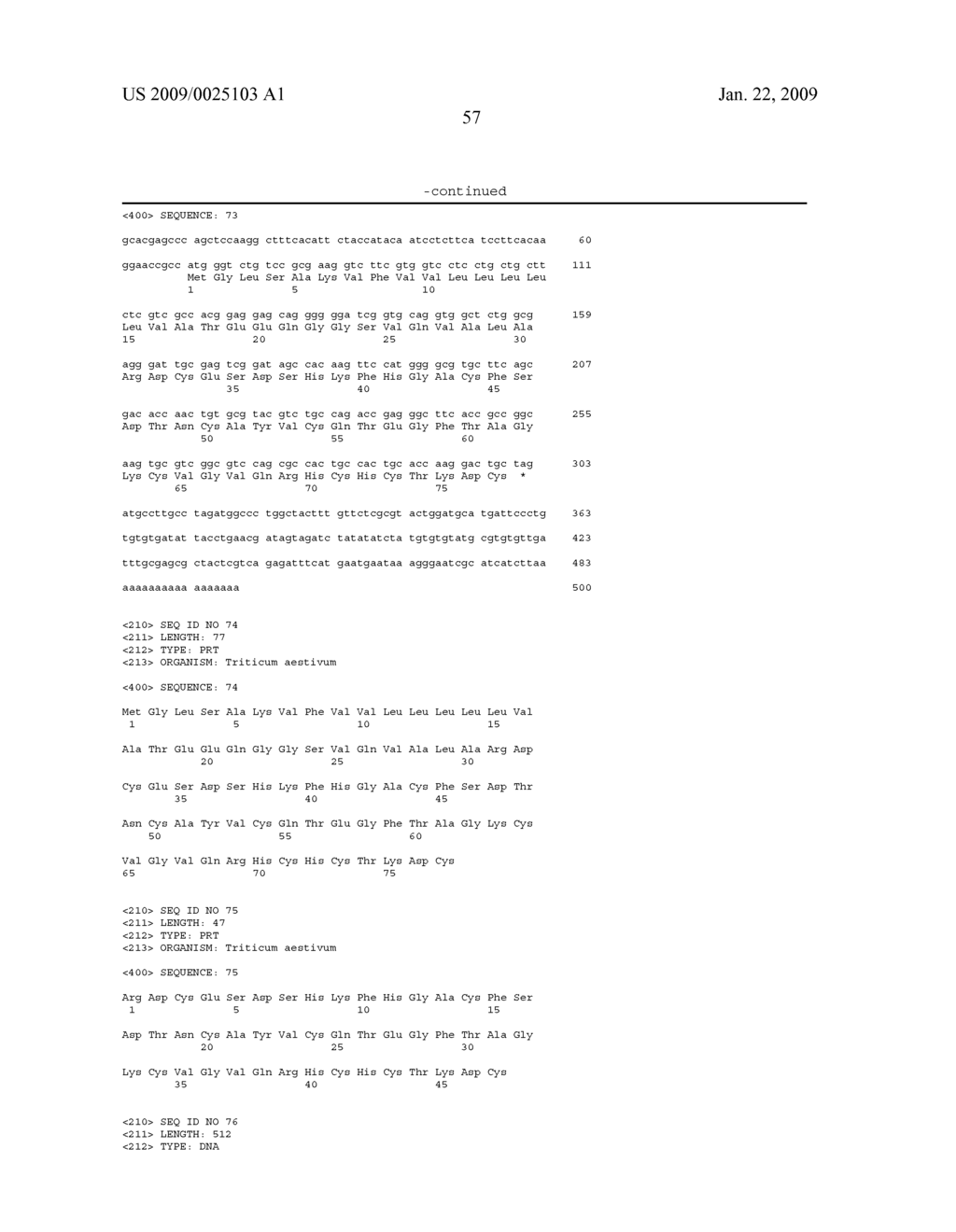 DEFENSIN POLYNUCLEOTIDES AND METHODS OF USE - diagram, schematic, and image 59