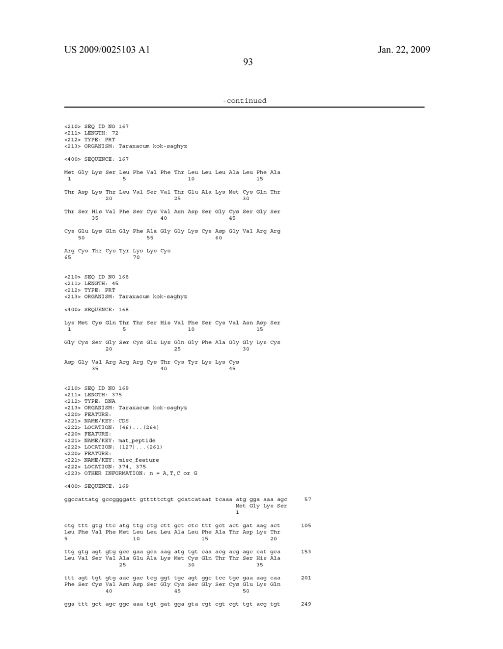 DEFENSIN POLYNUCLEOTIDES AND METHODS OF USE - diagram, schematic, and image 95