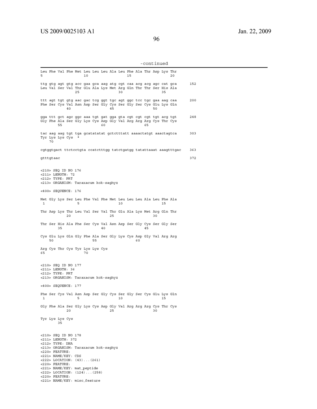 DEFENSIN POLYNUCLEOTIDES AND METHODS OF USE - diagram, schematic, and image 98