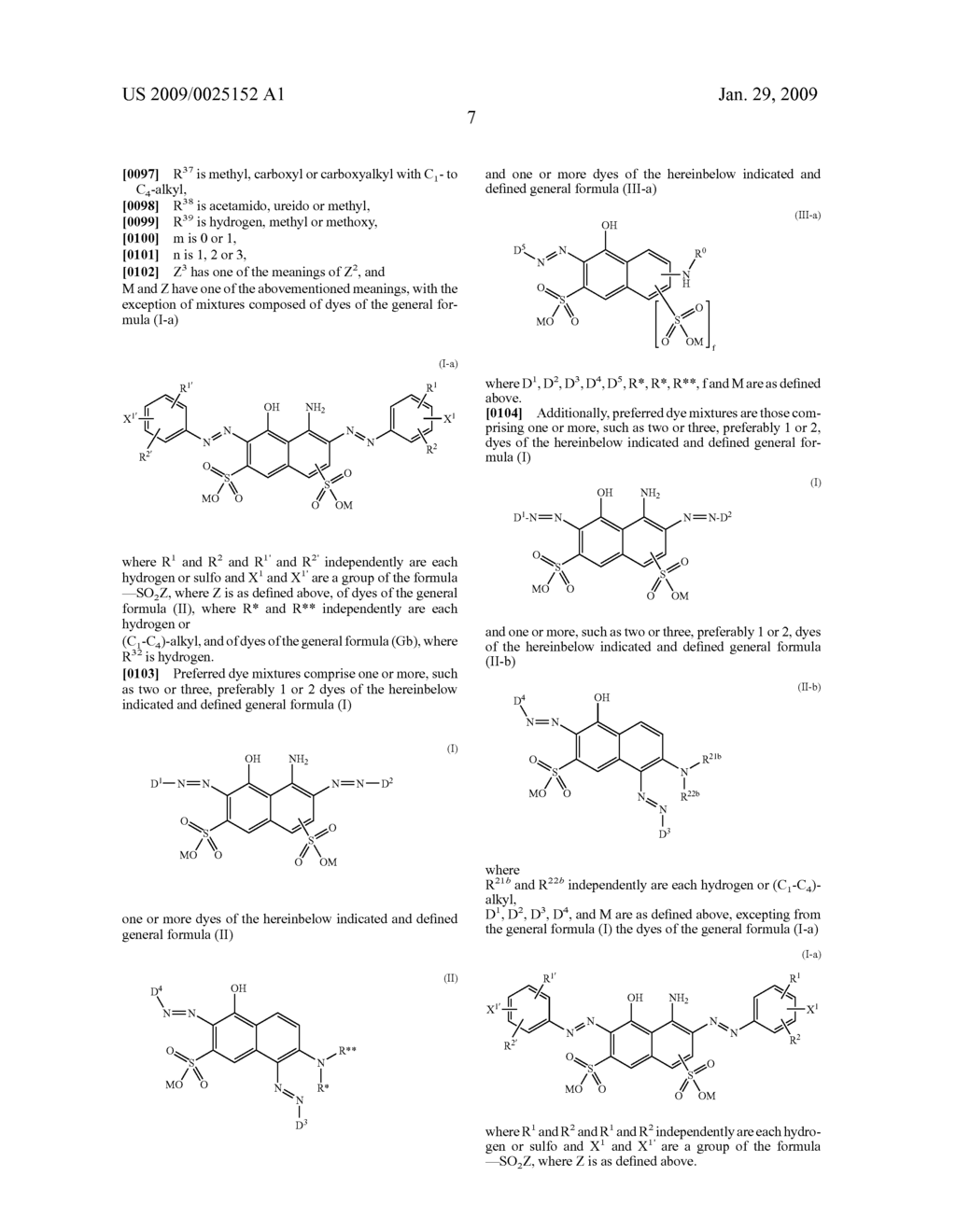 DYE MIXTURES OF FIBER-REACTIVE AZO DYES, THEIR PREPARATION AND USE - diagram, schematic, and image 08