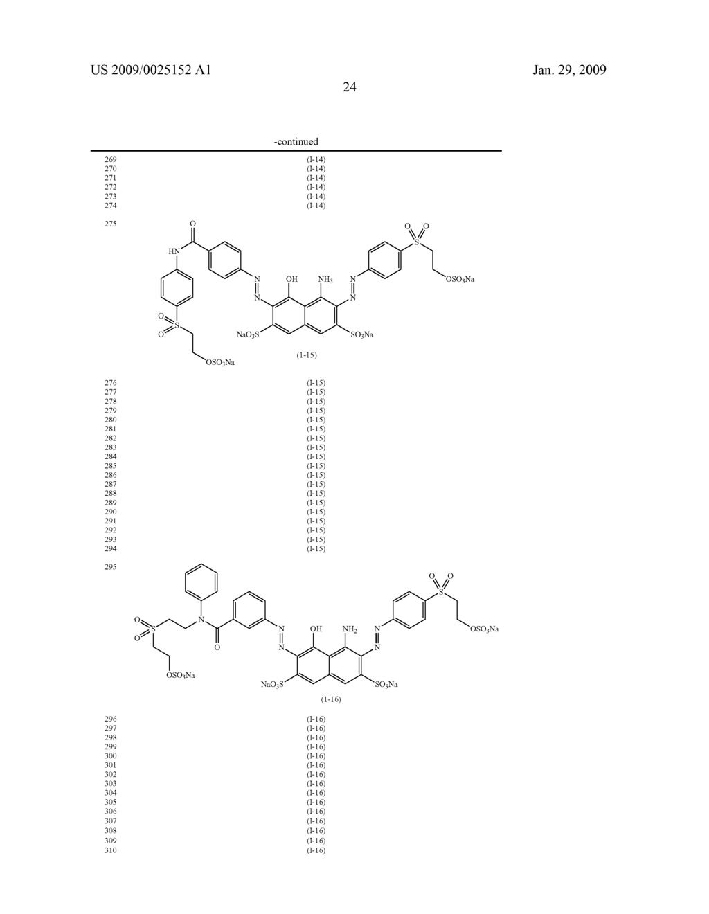 DYE MIXTURES OF FIBER-REACTIVE AZO DYES, THEIR PREPARATION AND USE - diagram, schematic, and image 25