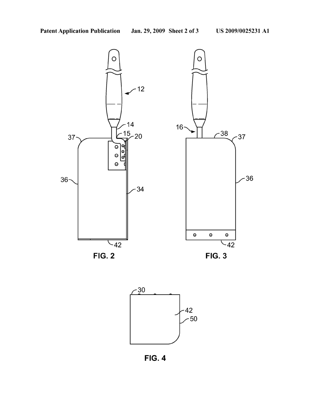 Container Scoop With Arcuate Bottom Edge - diagram, schematic, and image 03