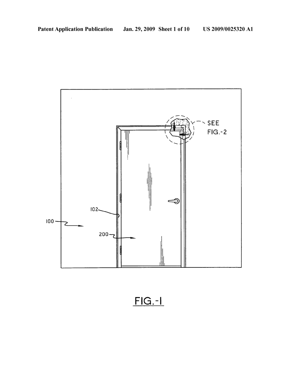 Apparatus and method for adjustable door frame assembly - diagram, schematic, and image 02