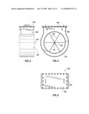 Securing catalyst element in catalytic converter with bolted bar diagram and image