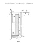 Securing catalyst element in catalytic converter with bolted bar diagram and image