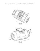 Securing catalyst element in catalytic converter with bolted bar diagram and image