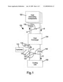 Controlling cooling fluid flow in a cooling system with a variable orifice diagram and image