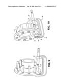 Wheel stud installing and removing system and method diagram and image