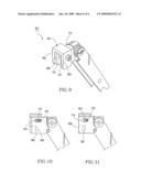 Quick release device for saw blade guard assembly in a circular saw and saw blade guard assembly using the same diagram and image