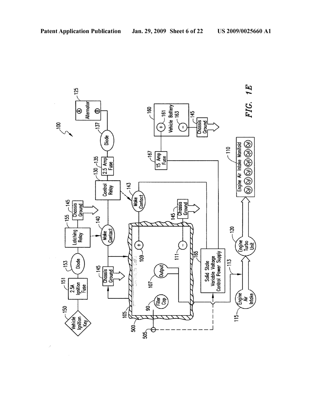 METHOD OF AND APPARATUS FOR HYDROGEN ENHANCED DIESEL ENGINE PERFORMANCE - diagram, schematic, and image 07