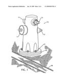 Adaptable water connection for fire fighting equipment and connection device diagram and image