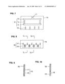 Method and device for applying adhesive agent to coating elastic string-like material diagram and image