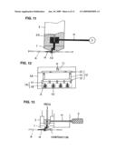 Method and device for applying adhesive agent to coating elastic string-like material diagram and image