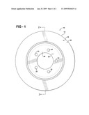 DUAL COATED CAST IRON BRAKE ROTOR AND METHOD OF CONSTRUCTION diagram and image