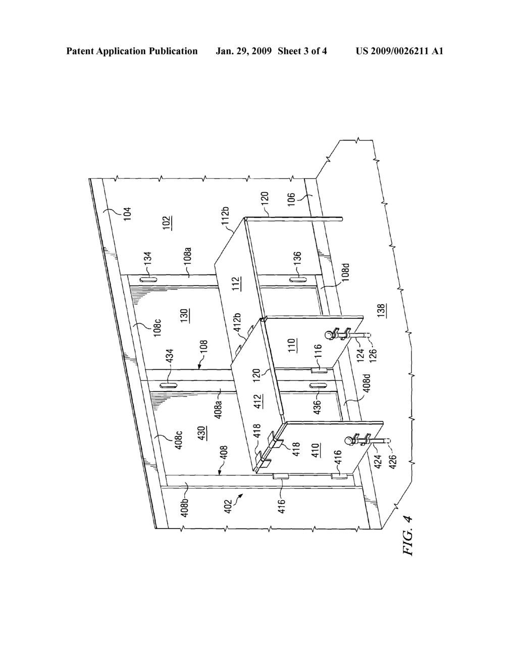 Rotatable Partition System for a Freight Carrying Enclosure - diagram, schematic, and image 04