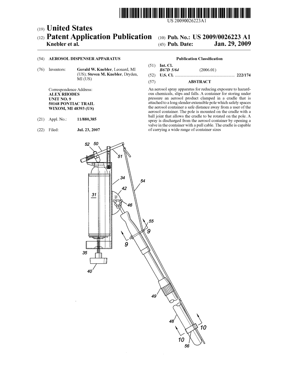 Aerosol dispenser apparatus - diagram, schematic, and image 01