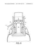 DISPENSING CLOSURE COMPRISING A SAFETY SYSTEM diagram and image