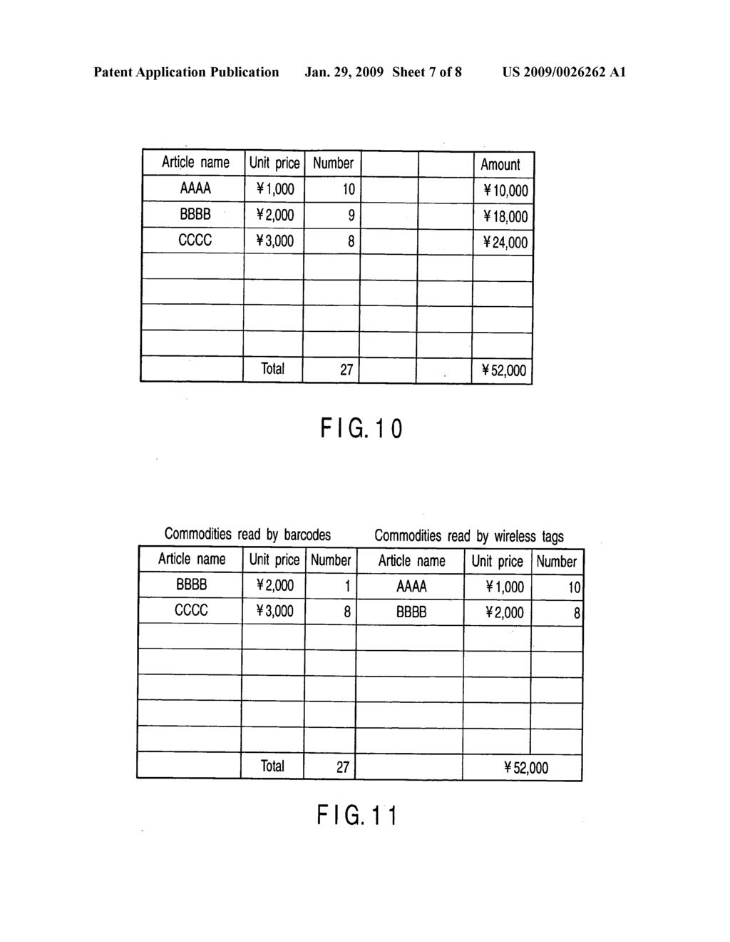 Article sales data processing apparatus - diagram, schematic, and image 08