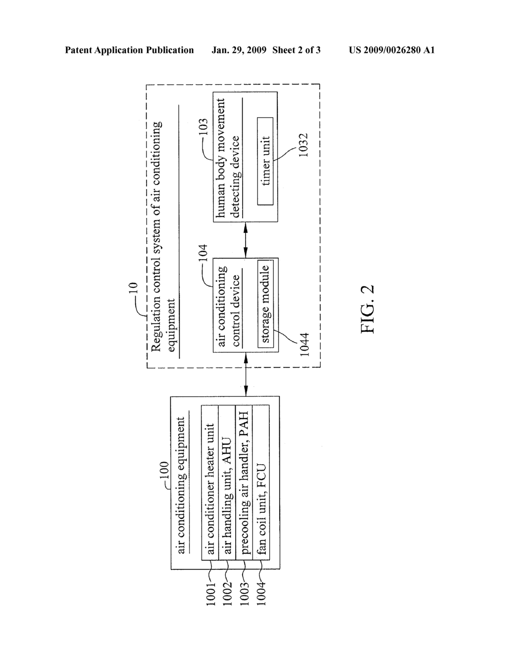 REGULATION CONTROL SYSTEM OF AIR CONDITIONING EQUIPMENT - diagram, schematic, and image 03