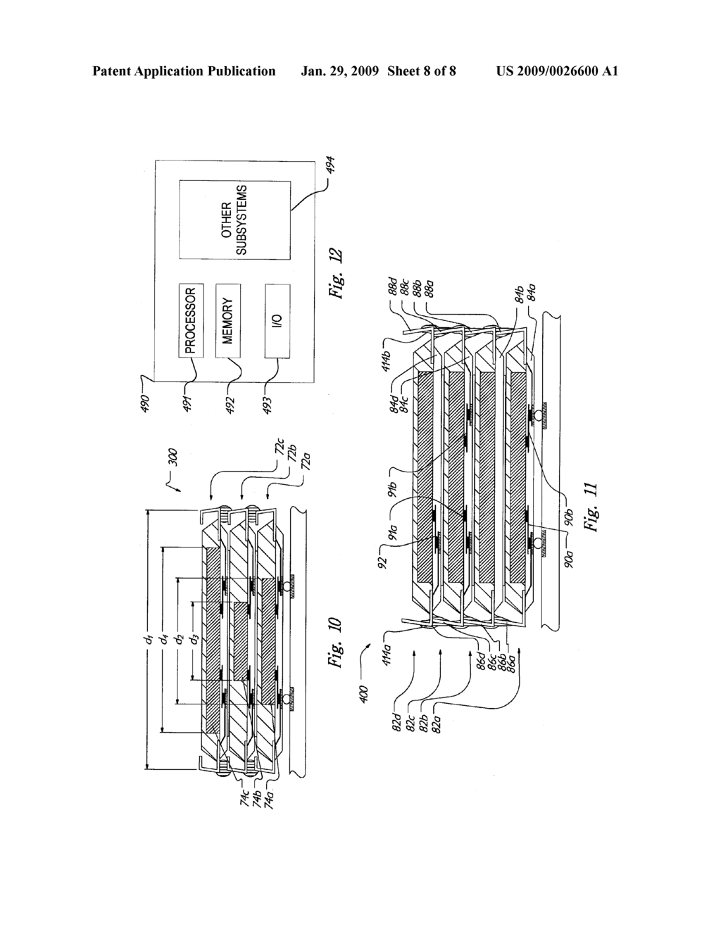 MICROELECTRONIC DIE PACKAGES WITH METAL LEADS, INCLUDING METAL LEADS FOR STACKED DIE PACKAGES, AND ASSOCIATED SYSTEMS AND METHODS - diagram, schematic, and image 09