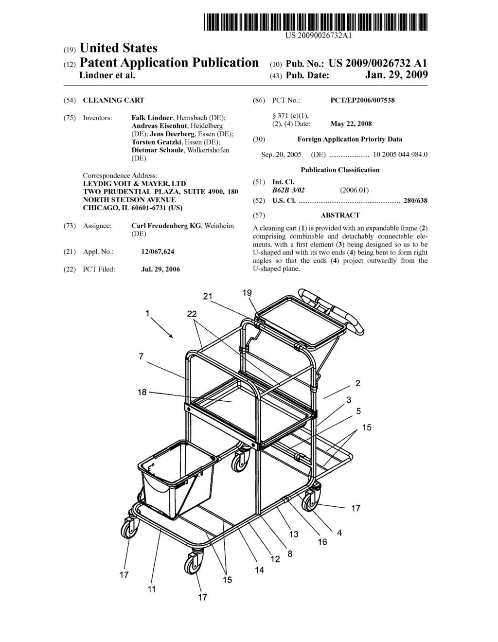 CLEANING CART - diagram, schematic, and image 01