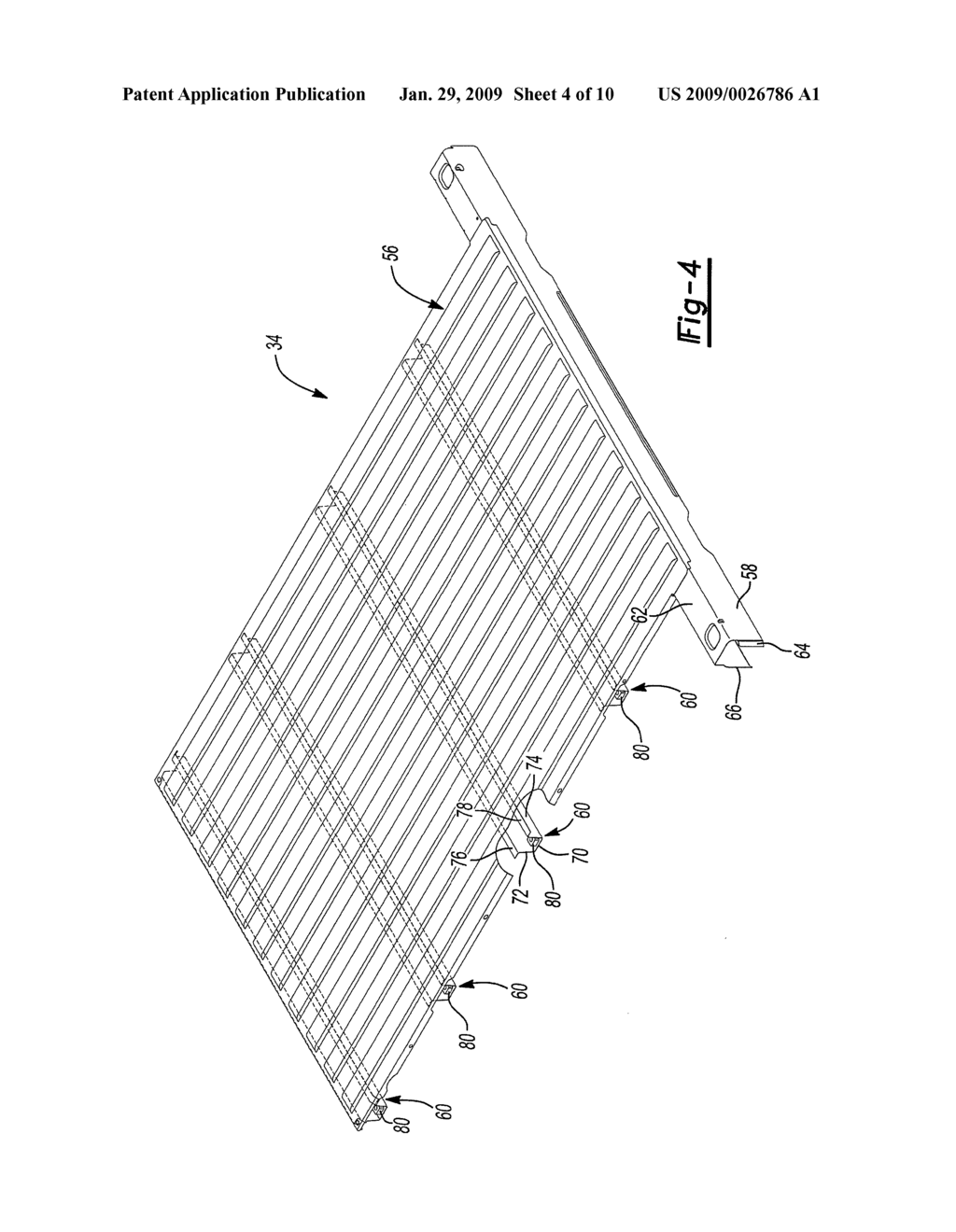 Truck Box With External Storage Structural Frame - diagram, schematic, and image 05