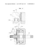 CONNECTION STRUCTURE AND METHOD OF CONNECTING FIELD COIL AND LEAD WIRES IN VEHICLE ALTERNATOR diagram and image