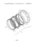 Attachment for a magnetic structure diagram and image